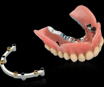 Buy Milled Titanium Teeth Implant Bar Screw Retained With Smooth Polished Surface online manufacture